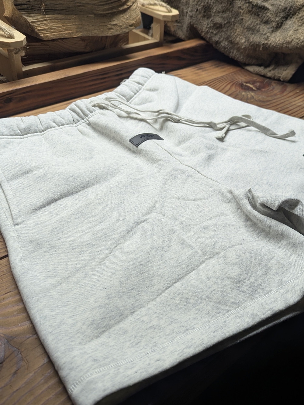 Pacsun Fear Of God Essentials Shorts Light Oak/ Black